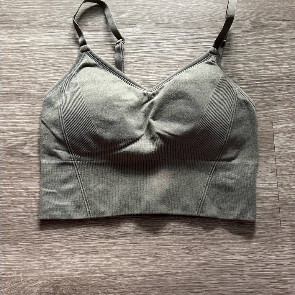 All in Motion Olive Bralette